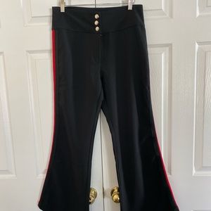 Wide leg black pants